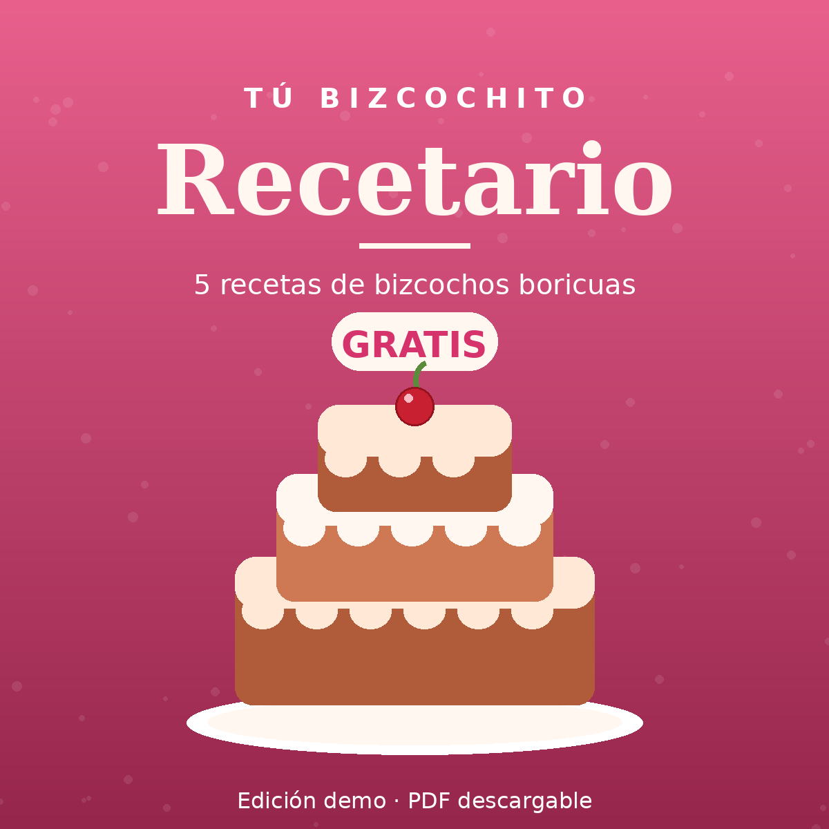 Recetario Tú Bizcochito (Demo Gratis)